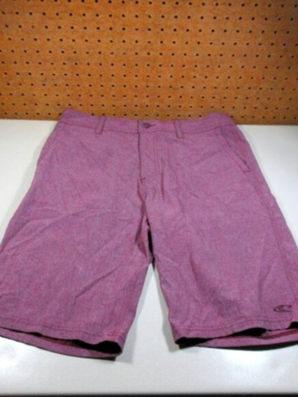 Oneill mens heathered red Hybrid outdoor surf board shorts 30 EUC